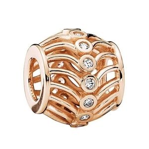 Auth. Pandora Charm Rose Collection Meet in The Middle 780001CZ Retired